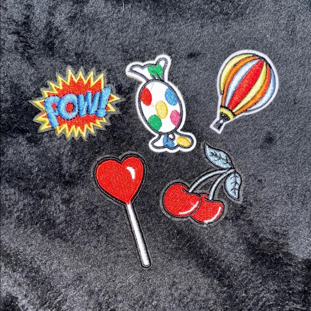 Colorful Fun Iron-On Patches